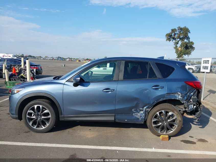 2016 Mazda Cx-5 Grand Touring VIN: JM3KE4DY4G0916411 Lot: 43258525