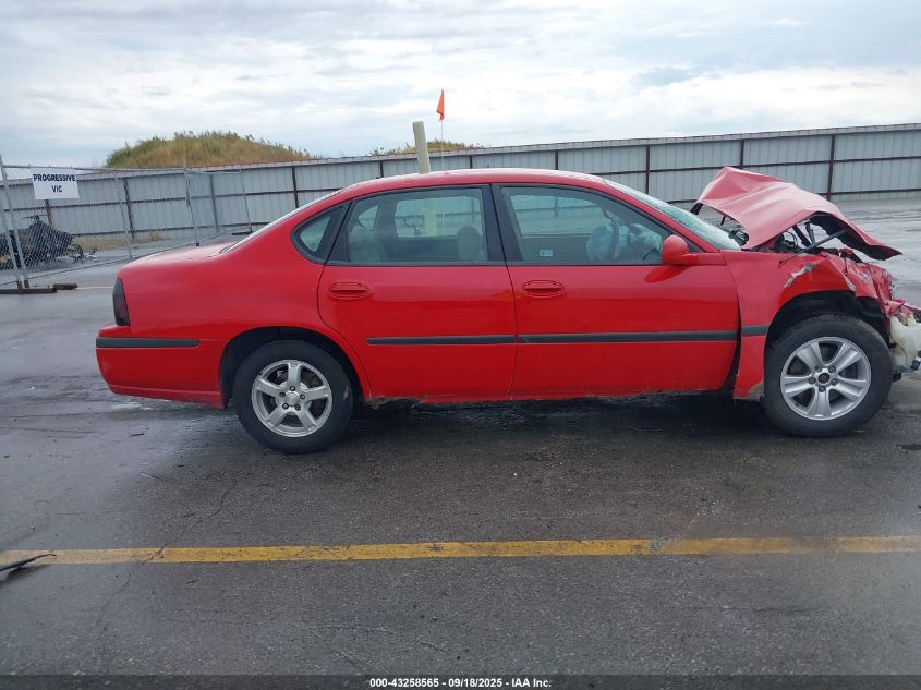 2004 Chevrolet Impala VIN: 2G1WF52E649466325 Lot: 43258565
