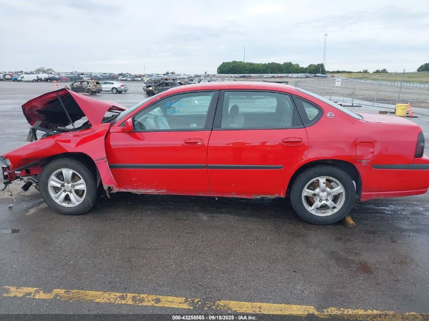 2004 Chevrolet Impala VIN: 2G1WF52E649466325 Lot: 43258565