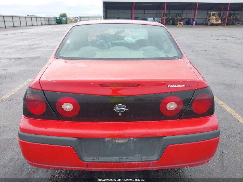 2004 Chevrolet Impala VIN: 2G1WF52E649466325 Lot: 43258565