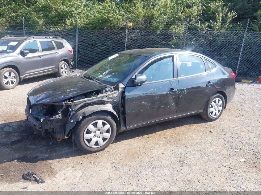 2008 Hyundai Elantra Gls/Se VIN: KMHDU46D38U501455 Lot: 43258596