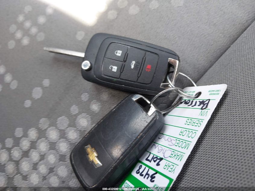 2017 Chevrolet Sonic Ls Auto VIN: 1G1JB5SH3H4124744 Lot: 43258612