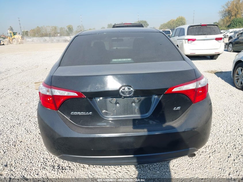 2016 Toyota Corolla Le VIN: 2T1BURHE4GC709225 Lot: 43258673