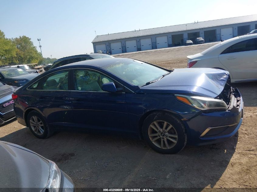 2016 Hyundai Sonata Se VIN: 5NPE24AF7GH288316 Lot: 43258689