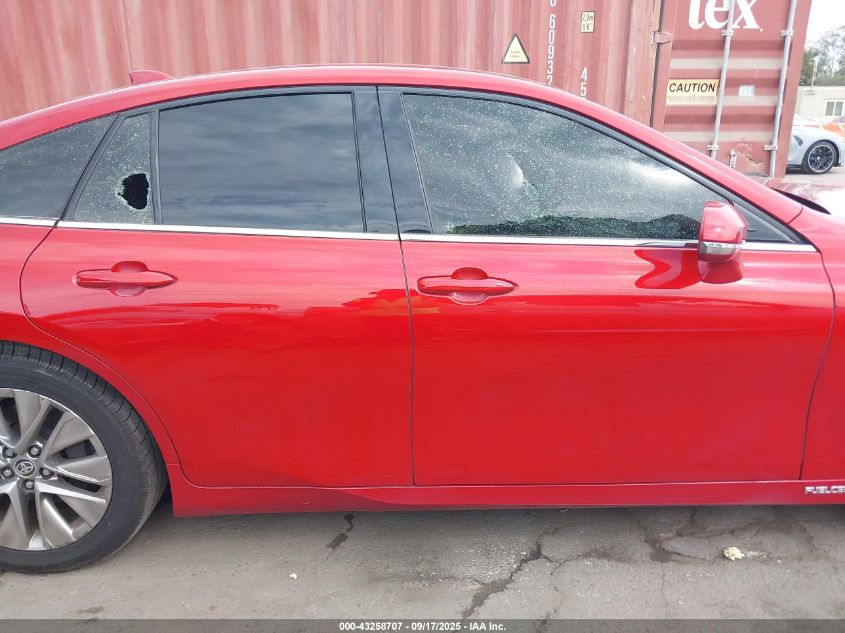 2021 Toyota Mirai Xle VIN: JTDAAAAAXMA000635 Lot: 43258707