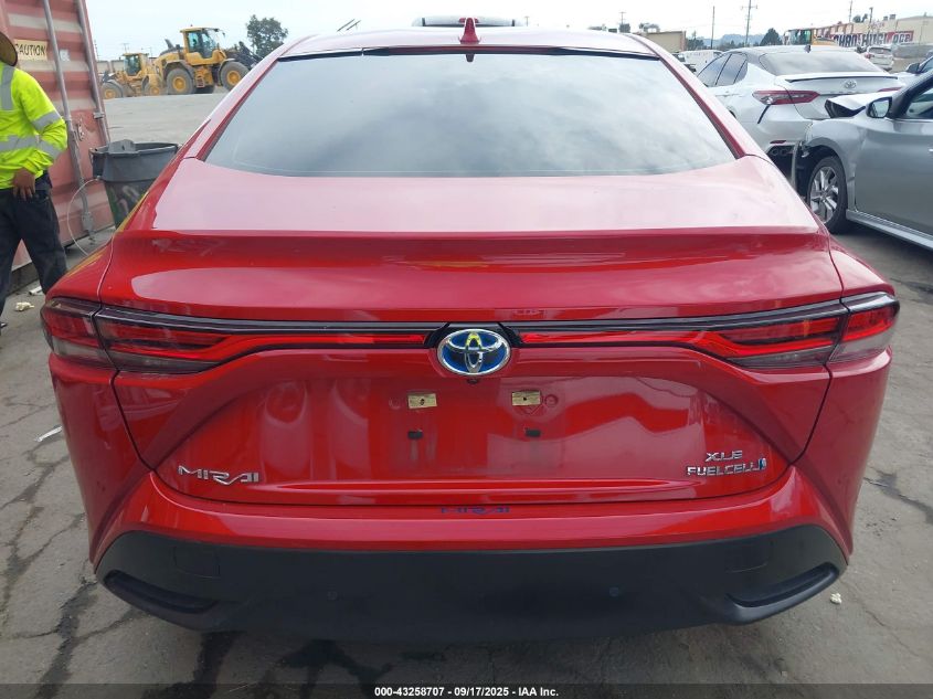 2021 Toyota Mirai Xle VIN: JTDAAAAAXMA000635 Lot: 43258707