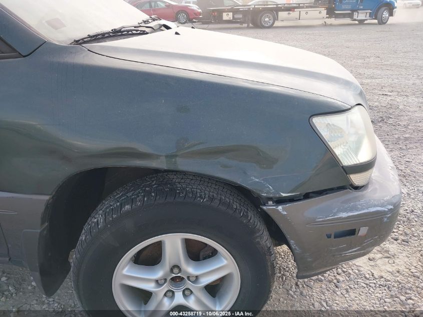 2002 Lexus Rx 300 VIN: JTJHF10U920261895 Lot: 43258719