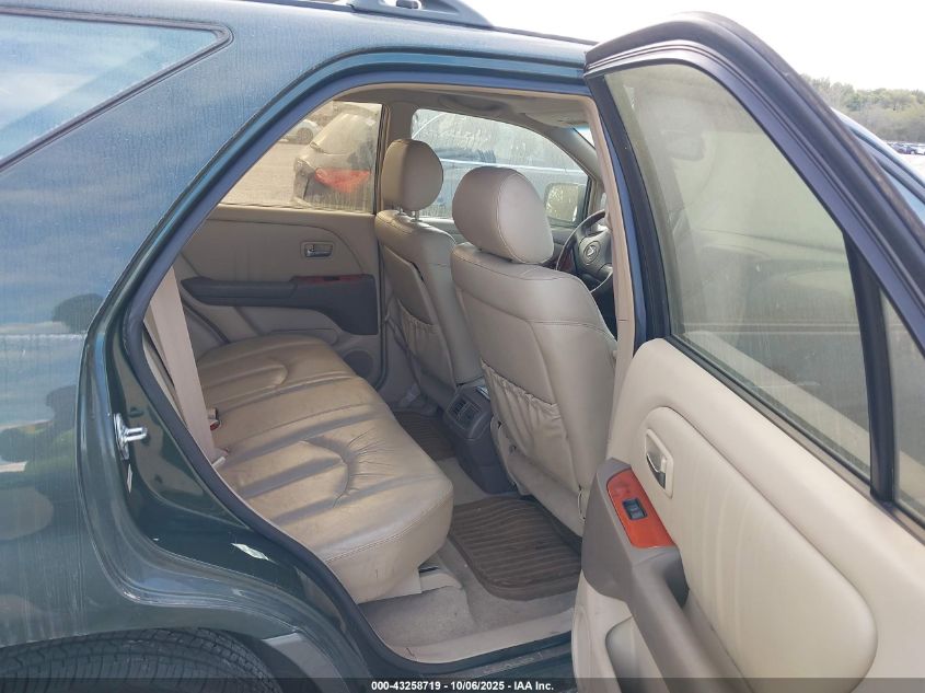 2002 Lexus Rx 300 VIN: JTJHF10U920261895 Lot: 43258719