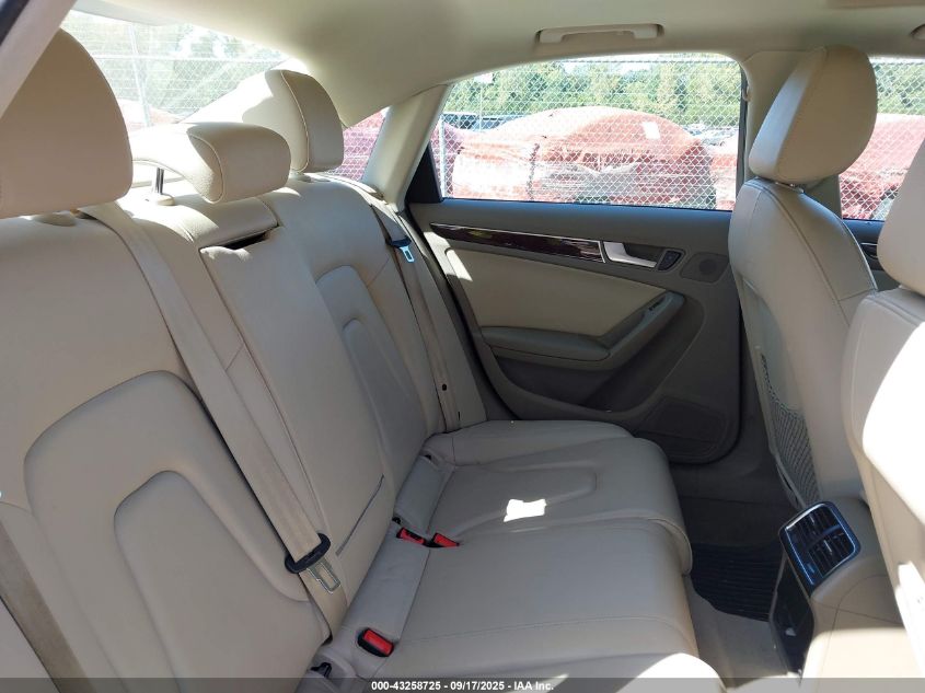 2011 Audi A4 2.0T Premium VIN: WAUFFAFL2BN012377 Lot: 43258725