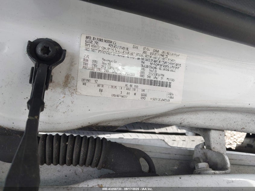 2014 FORD FOCUS SE - 1FADP3F22EL370207