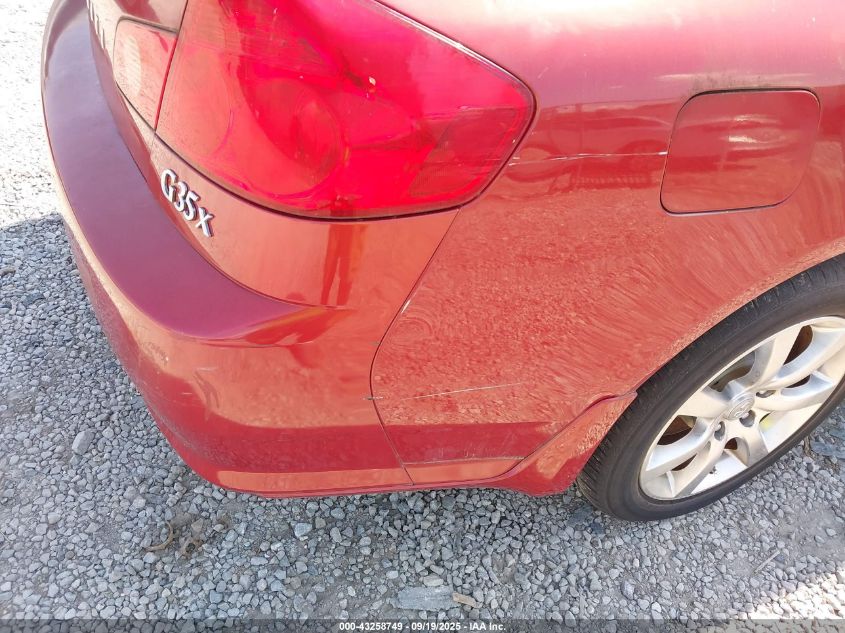 2006 Infiniti G35X VIN: JNKCV51F76M611979 Lot: 43258749