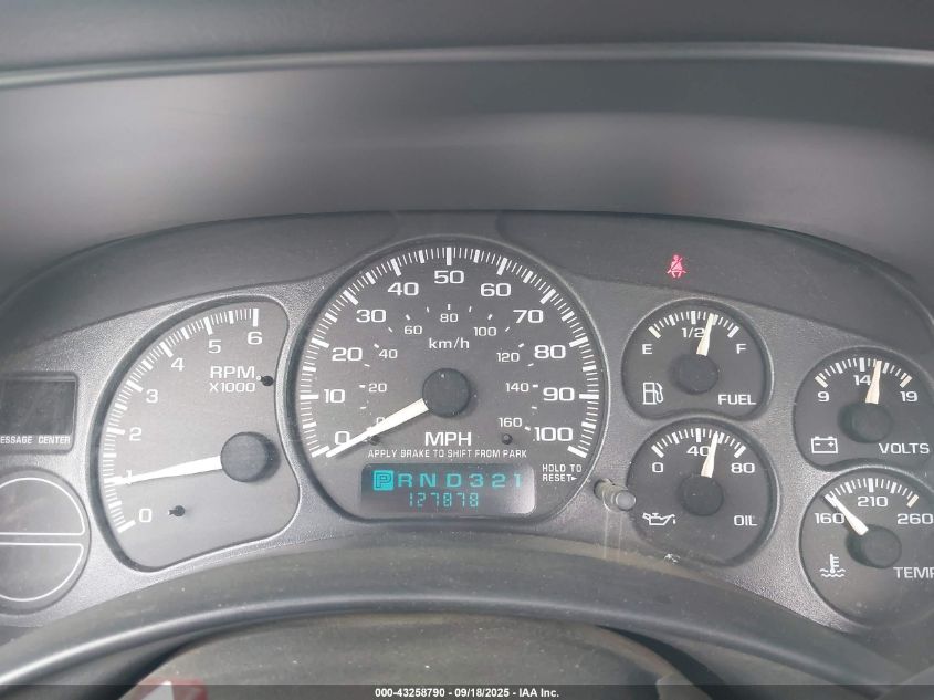 2002 Chevrolet Silverado 1500 VIN: 1GCEC14X62Z135265 Lot: 43258790