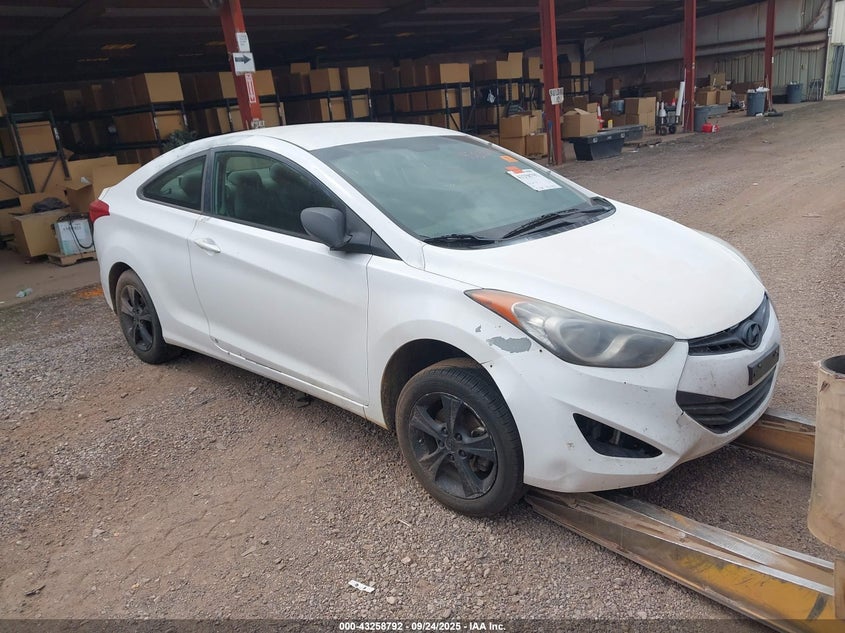 KMHDH6AE1DU007363 2013 Hyundai Elantra Gs auction photo 1