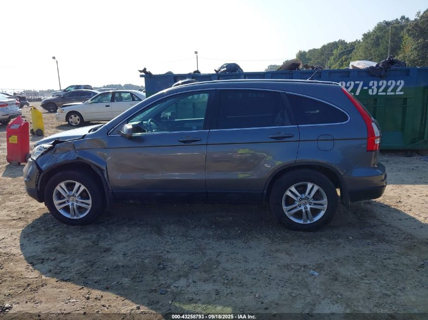 2010 Honda Cr-V Ex-L VIN: 5J6RE3H7XAL020827 Lot: 43258793