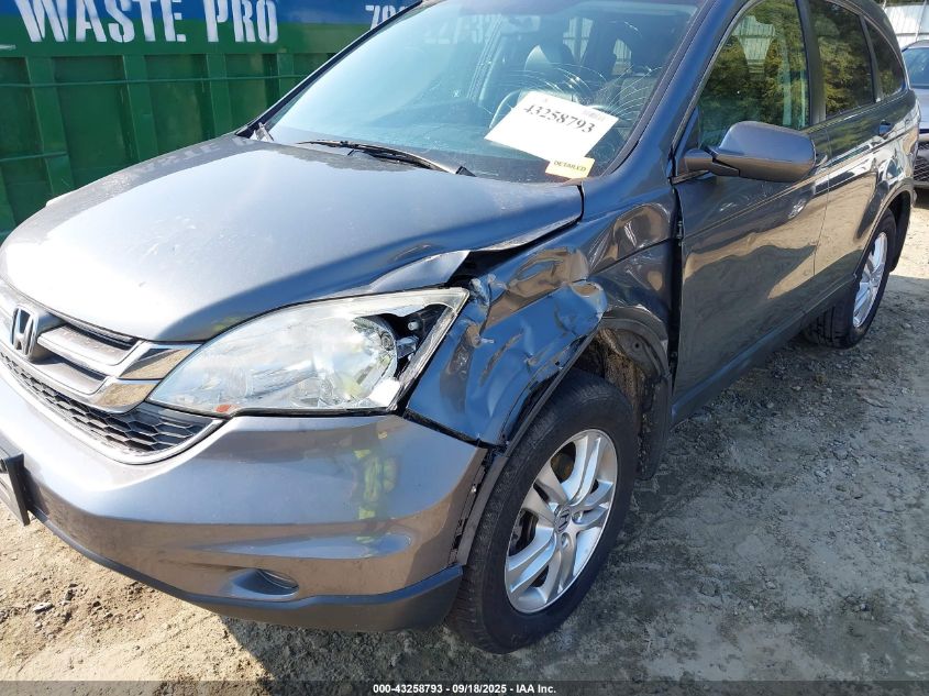 2010 Honda Cr-V Ex-L VIN: 5J6RE3H7XAL020827 Lot: 43258793