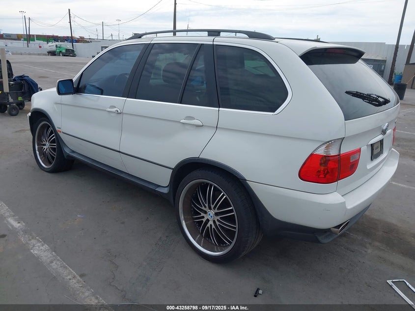 2001 BMW X5 4.4 white other gasoline WBAFB33541LH25484 photo #4