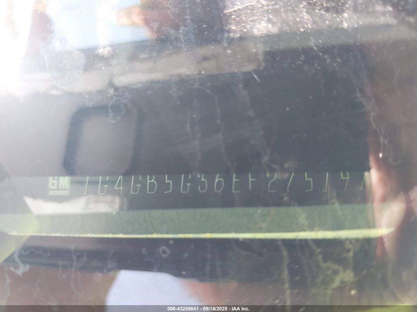 2014 Buick Lacrosse Leather Group VIN: 1G4GB5G36EF275197 Lot: 43258841