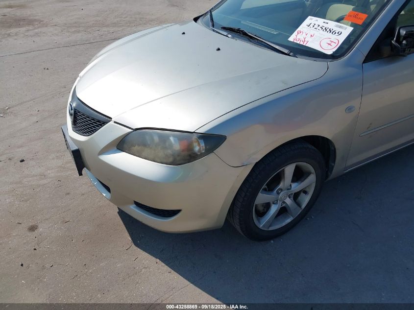 2004 Mazda Mazda3 I VIN: JM1BK12F141113823 Lot: 43258869