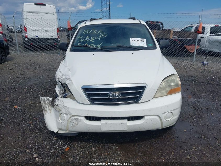2008 Kia Sorento Lx VIN: KNDJD735X85766616 Lot: 43258881