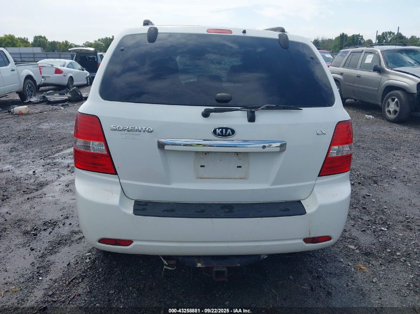 2008 Kia Sorento Lx VIN: KNDJD735X85766616 Lot: 43258881