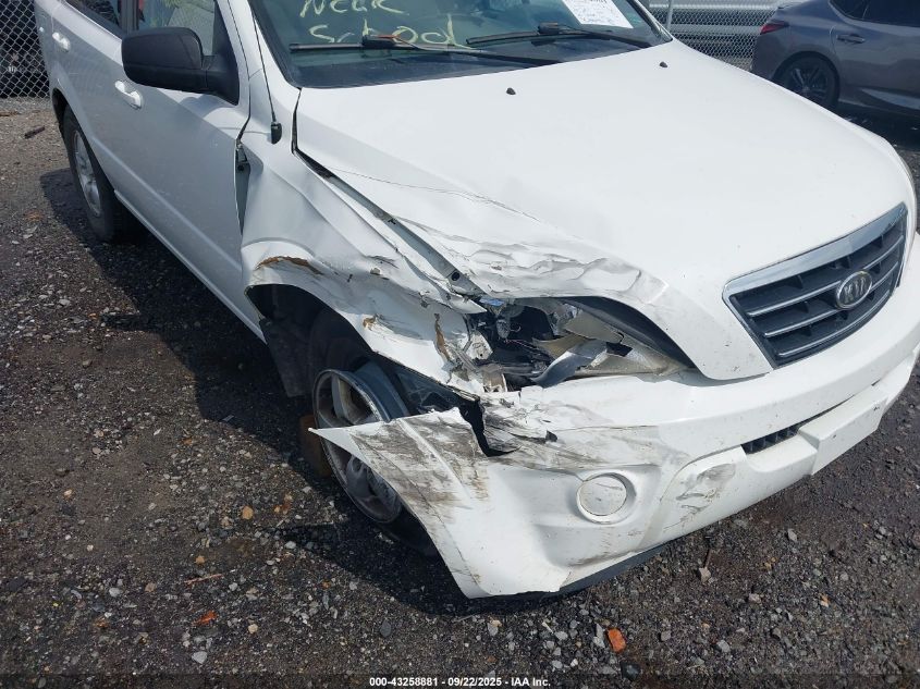 2008 Kia Sorento Lx VIN: KNDJD735X85766616 Lot: 43258881