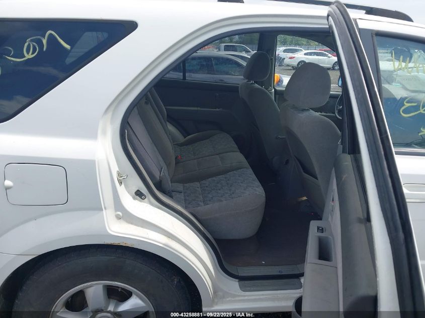 2008 Kia Sorento Lx VIN: KNDJD735X85766616 Lot: 43258881