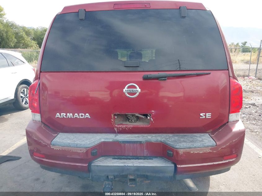 2009 Nissan Armada Se VIN: 5N1AA08C39N601303 Lot: 43258884