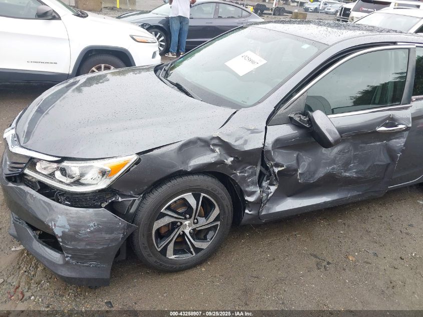 2016 Honda Accord Lx VIN: 1HGCR2F35GA077579 Lot: 43258907