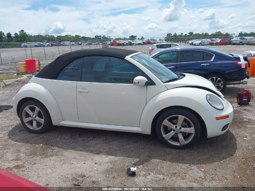 2007 Volkswagen New Beetle Triple White VIN: 3VWFF31Y77M423385 Lot: 43258944
