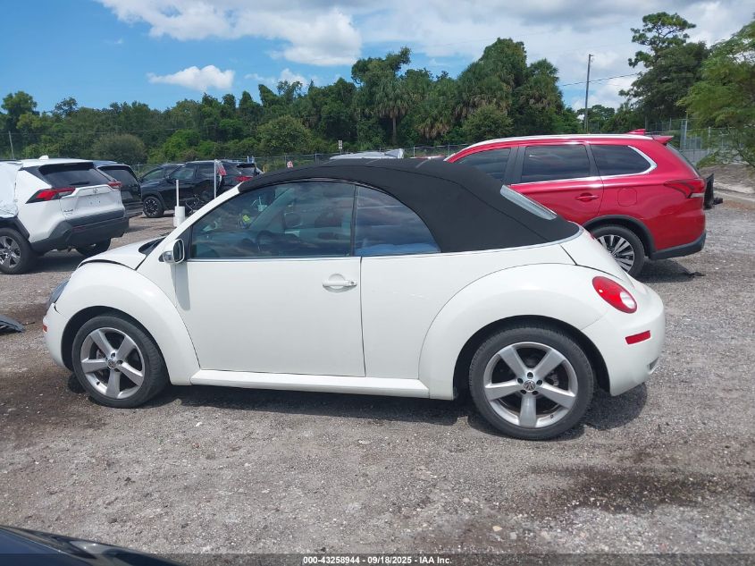 2007 Volkswagen New Beetle Triple White VIN: 3VWFF31Y77M423385 Lot: 43258944