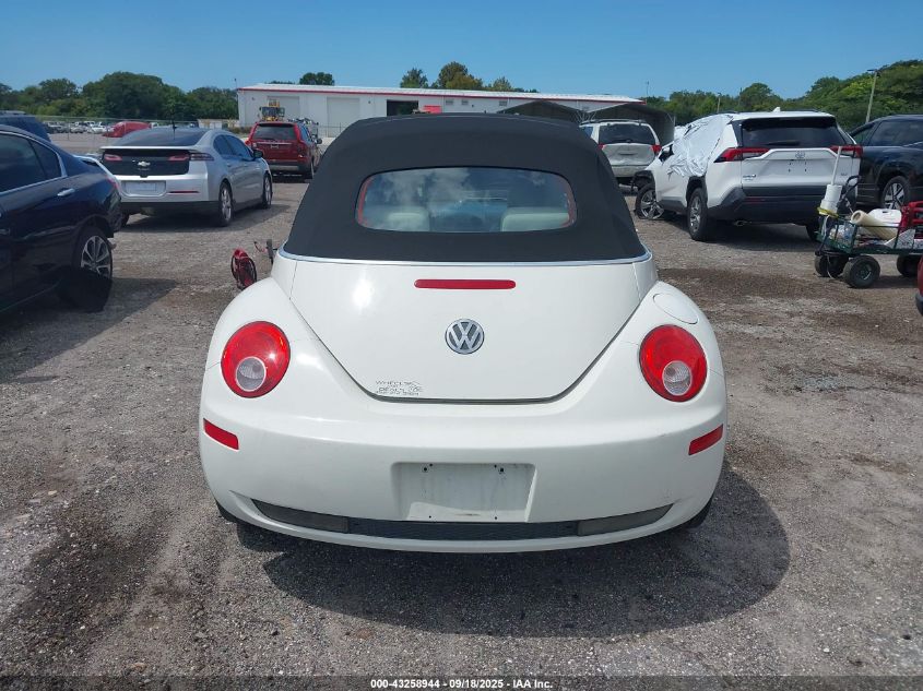 2007 Volkswagen New Beetle Triple White VIN: 3VWFF31Y77M423385 Lot: 43258944
