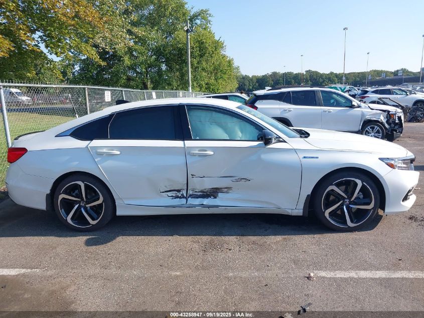 2022 Honda Accord Hybrid Sport VIN: 1HGCV3F21NA040471 Lot: 43258947