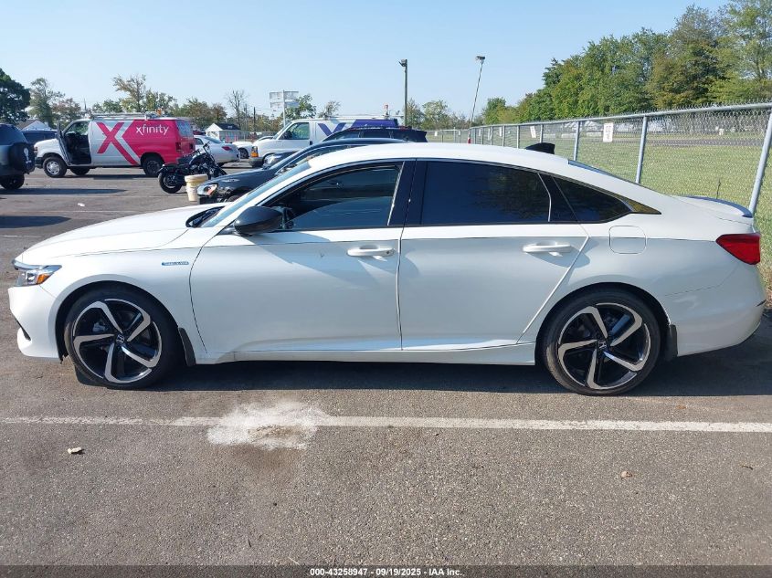 2022 Honda Accord Hybrid Sport VIN: 1HGCV3F21NA040471 Lot: 43258947