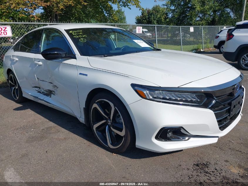 2022 Honda Accord Hybrid Sport VIN: 1HGCV3F21NA040471 Lot: 43258947