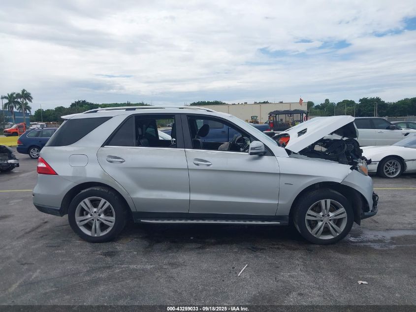 2012 Mercedes-Benz Ml 350 4Matic VIN: 4JGDA5HB3CA076534 Lot: 43259033