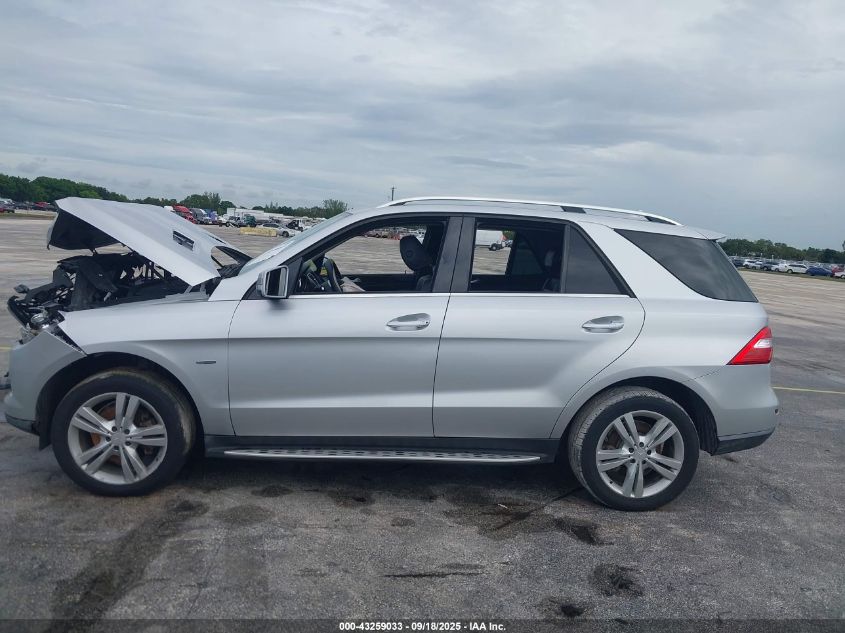 2012 Mercedes-Benz Ml 350 4Matic VIN: 4JGDA5HB3CA076534 Lot: 43259033