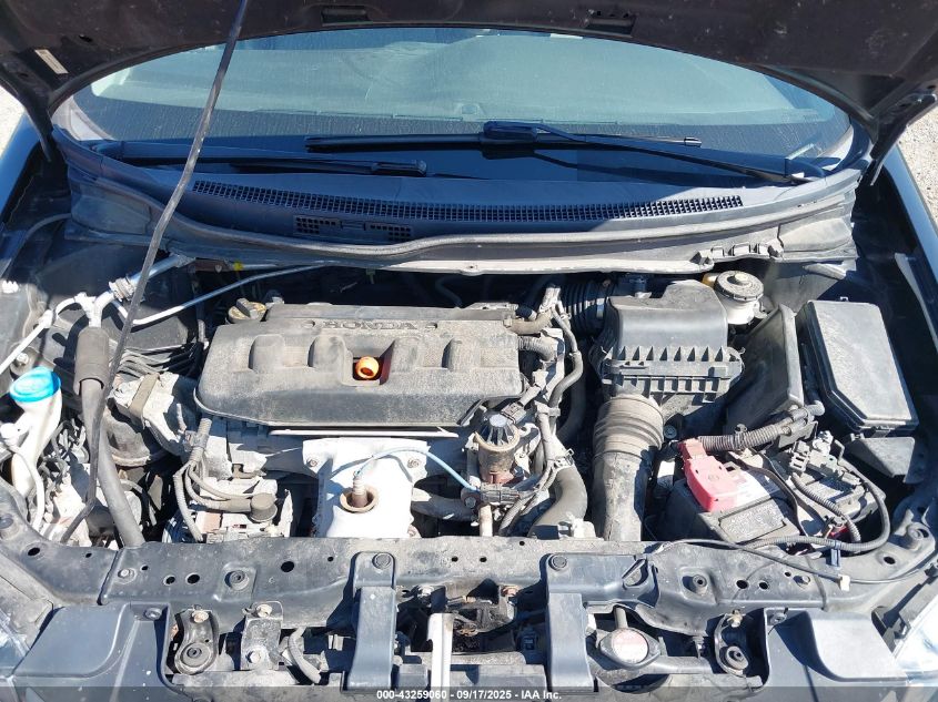 2012 Honda Civic Lx VIN: 19XFB2F52CE093943 Lot: 43259060