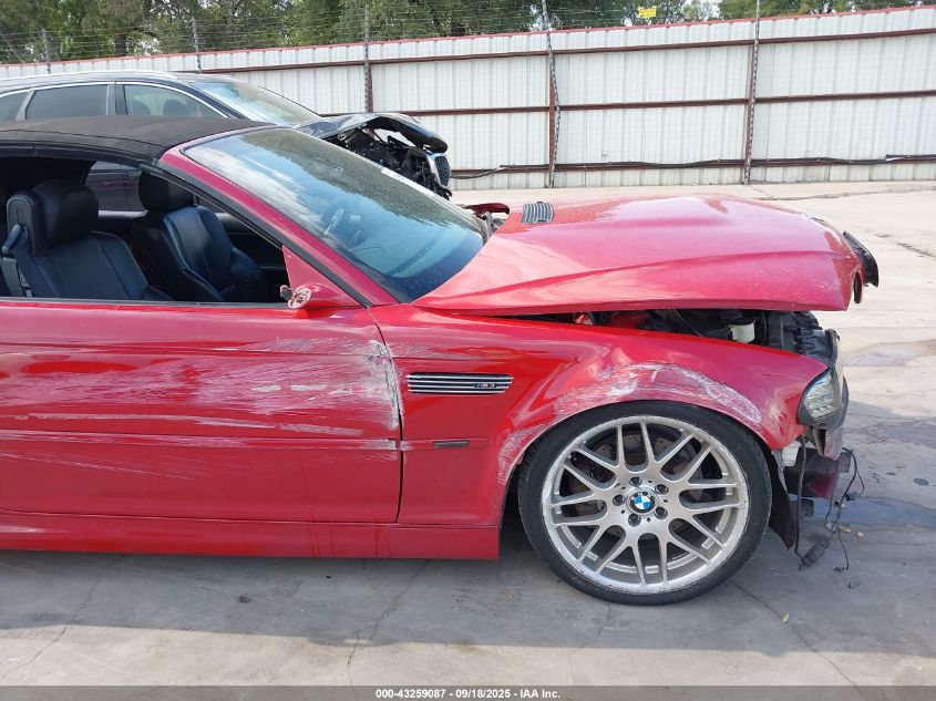 2002 BMW M3 VIN: WBSBR93462EX22248 Lot: 43259087