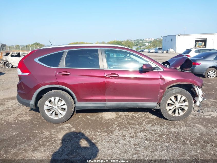 2012 Honda Cr-V Ex-L VIN: 5J6RM4H70CL062919 Lot: 43259246