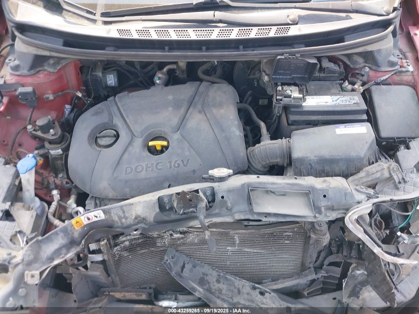 2013 Hyundai Elantra Gls VIN: KMHDH4AE3DU556549 Lot: 43259265