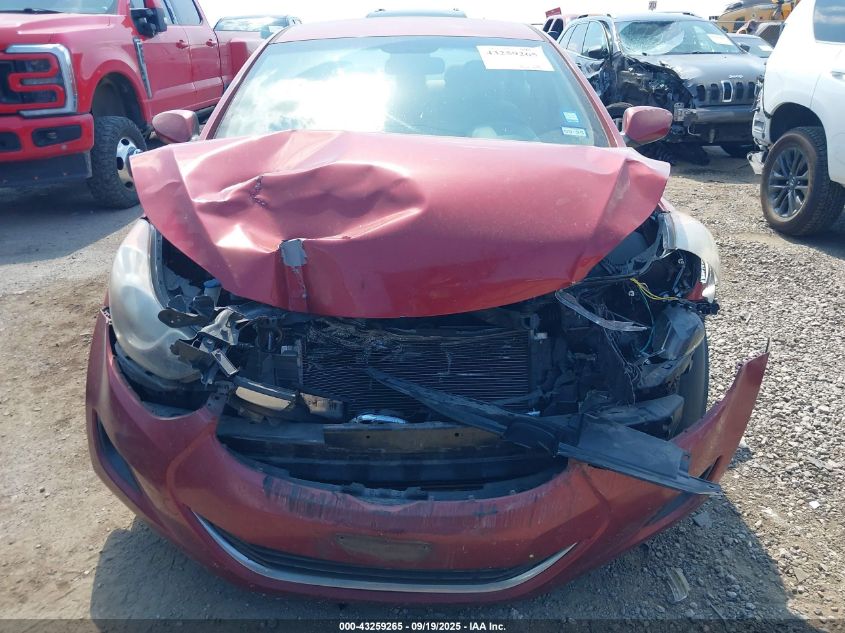 2013 Hyundai Elantra Gls VIN: KMHDH4AE3DU556549 Lot: 43259265