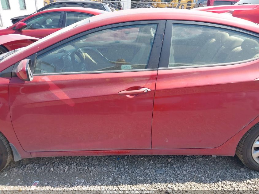 2013 Hyundai Elantra Gls VIN: KMHDH4AE3DU556549 Lot: 43259265