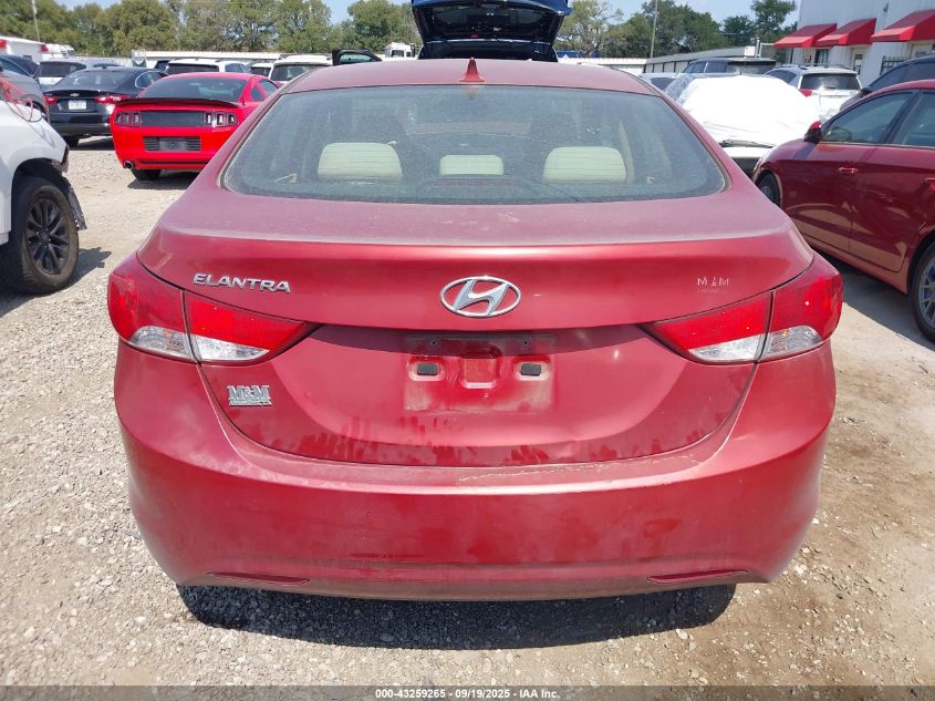 2013 Hyundai Elantra Gls VIN: KMHDH4AE3DU556549 Lot: 43259265