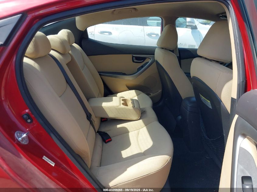 2013 Hyundai Elantra Gls VIN: KMHDH4AE3DU556549 Lot: 43259265