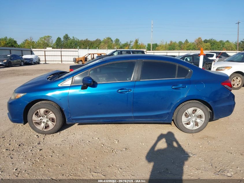 2014 Honda Civic Lx VIN: 2HGFB2F53EH508017 Lot: 43259268