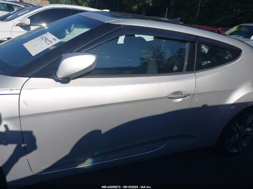 2017 Hyundai Veloster Value Edition VIN: KMHTC6AD6HU319430 Lot: 43259272