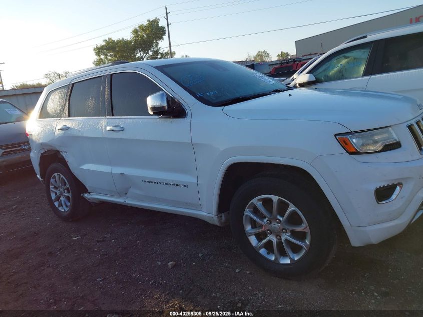2014 Jeep Grand Cherokee Overland VIN: 1C4RJFCG1EC195516 Lot: 43259305