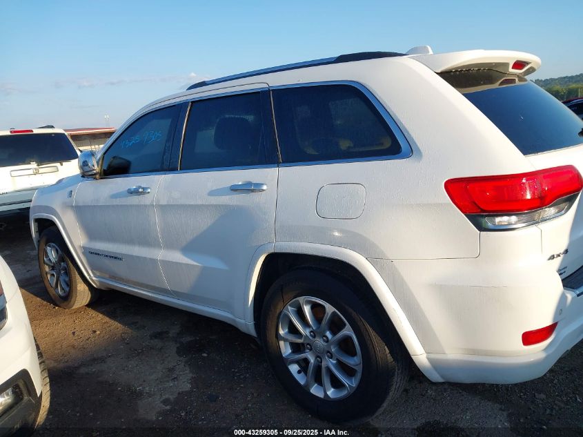 2014 Jeep Grand Cherokee Overland VIN: 1C4RJFCG1EC195516 Lot: 43259305