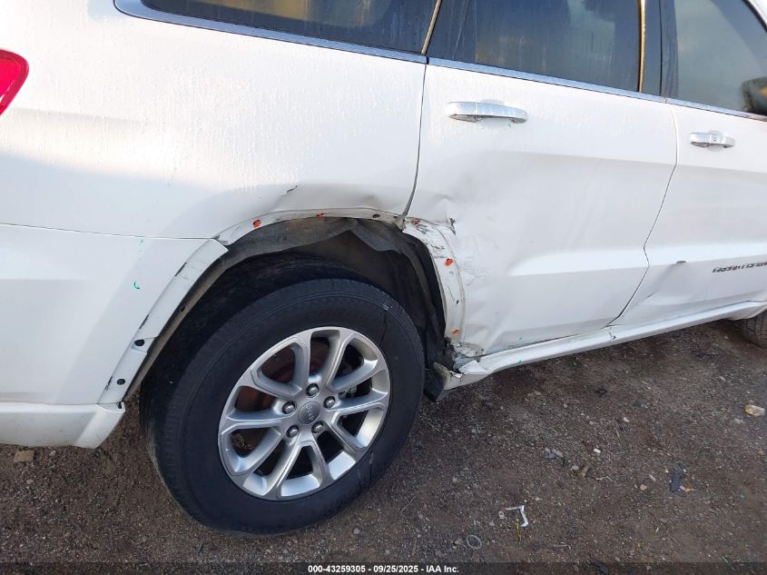 2014 Jeep Grand Cherokee Overland VIN: 1C4RJFCG1EC195516 Lot: 43259305