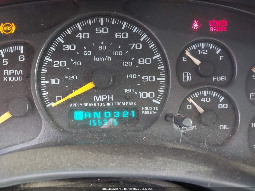 2001 Chevrolet Silverado 1500 Ls VIN: 2GCEK19T011103637 Lot: 43259378